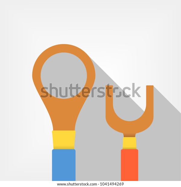 Electrical Connectors Illustration Physical Laboratory Cables Stock ...