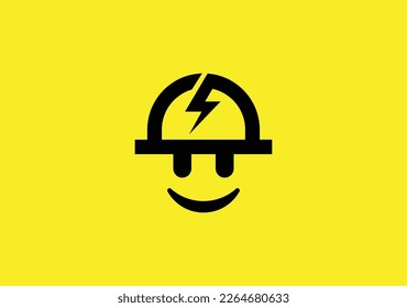 electrical contractors with helmet symbol