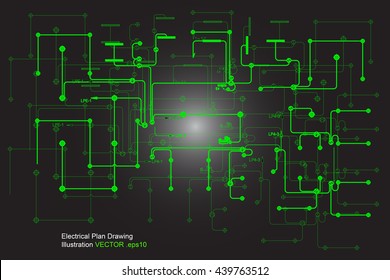 electrical drawing vector