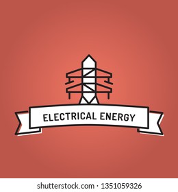 ELECTRICAL ENERGY LINE ICON SET