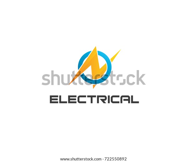 Electrical Energy Logo Stock Vector (royalty Free) 722550892