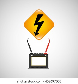 electrical energy power icon, vector illustration eps10