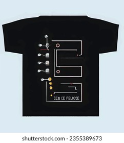Diseño de camisetas de circuito de ingeniería eléctrica