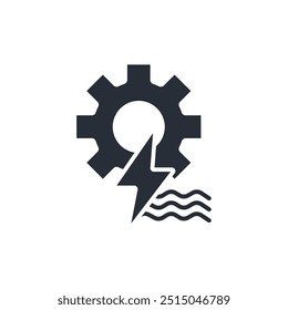 icono de ingeniería eléctrica. Vector. Trazo editable. signo de estilo lineal para uso Diseño web, logotipo. Ilustración de símbolo.