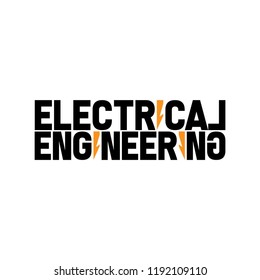 electrical engineering. vector. logo electrical engineering