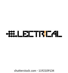 electrical engineering. vector. logo electrical engineering