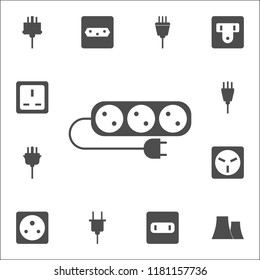 electrical extension cord icon. web icons universal set for web and mobile