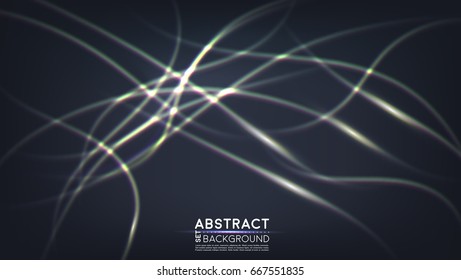 Electrical flashes. Abstract background. Vector. 