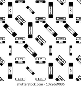Electrical Fuse Icon Seamless Pattern Vector Stock Vector (Royalty Free ...