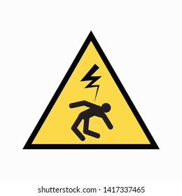 Electrical grounding sign,Denger High Voltage sign