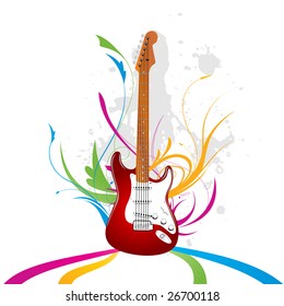 Guitar Vector Clipart Stock Vector (Royalty Free) 1373982431 | Shutterstock