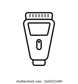 Electrical hair clipper or shaver icon. Design template illustration