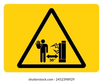 Electrical Hazard Symbol Sign, Vector Illustration, Isolate On White Background Label. EPS10