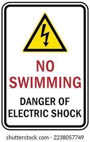 Electrical hazard warning sign and labels