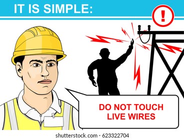 No Personal Protective Equipment No Jobhealth Stock Vector (Royalty ...