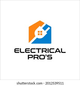 Electrical Home Logo Design Inspiration Stock Vector (Royalty Free ...