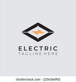 Electrical House Logo Vector Concept