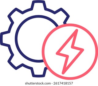 Electrical Icon Color Vector Illustration