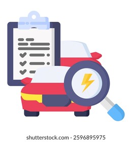 Electrical Icon in Flat Color Style. Simple Flat Icon Vector. Simple Vector Design