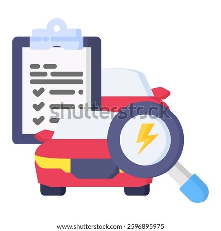 Electrical Icon in Flat Color Style. Simple Flat Icon Vector. Simple Vector Design