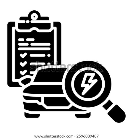 Electrical Icon in Glyph Dual Color Style. Simple Glyph Icon Vector. Simple Vector Design