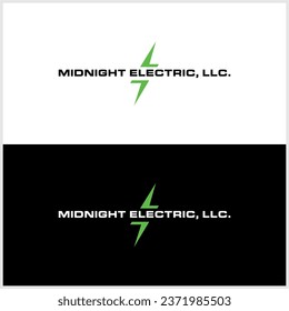 Símbolo de icono de iluminación del logotipo de la compañía de diseño de logotipo de la industria eléctrica