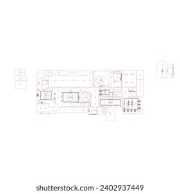 electrical installation scheme of a residential house