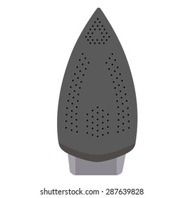 Electrical iron, iron isolated, iron vector illustration, clothes iron, steam iron. Steam iron icon