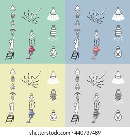 Electrical Lighting Icons