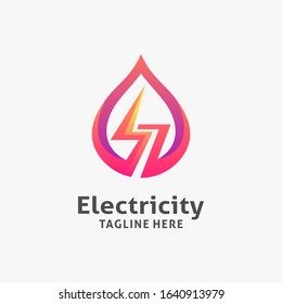 Electrical lightning logo design inspiration