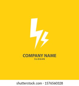 electrical lightning logo vector ilustration