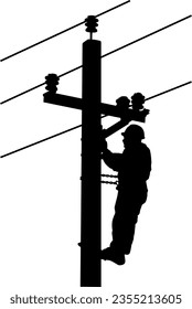 Electrical Lineman Digital EPs Vector graphics File