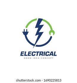 Electrical Logo Icon Design Vector