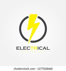 Electrical Logo Template Stock Vector (Royalty Free) 1277028460 ...