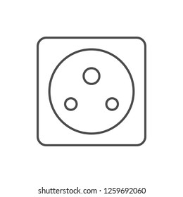 electrical marking icon. Element of web for mobile concept and web apps icon. Thin line icon for website design and development, app development