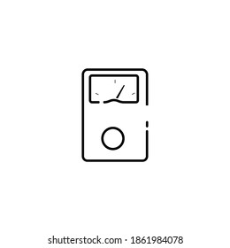 diseño del logotipo de los instrumentos de medida eléctrica