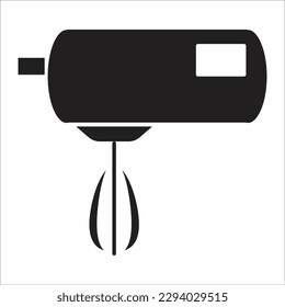 electrical mixer line new vector icon