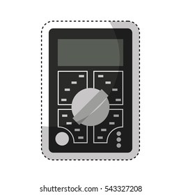 electrical multimeter isolated icon vector illustration design