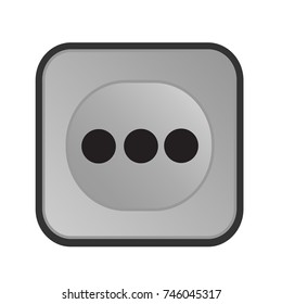 Electrical outlet icon