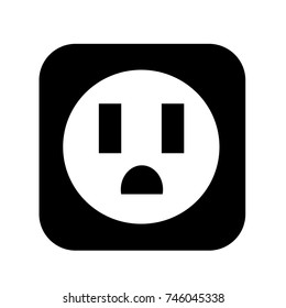 Electrical outlet icon