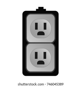 Electrical outlet icon