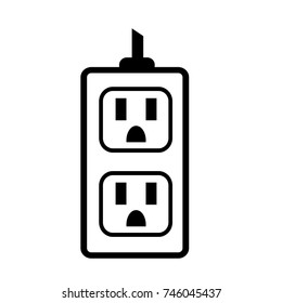 Electrical outlet icon