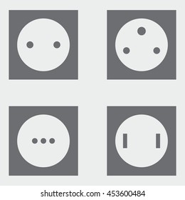 Electrical Outlet Icons
