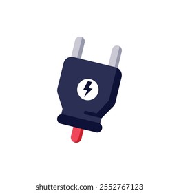 Electrical outlet and matching plug ready for connection