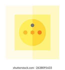 Electrical outlet vector illustration. Electrical outlet icon