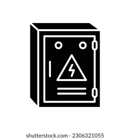 electrical panel icon vector design template in white background