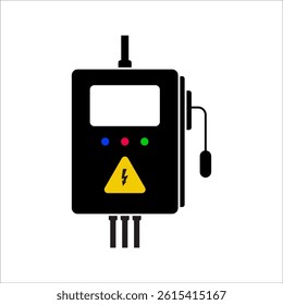 electrical panel icon vector design template in white background