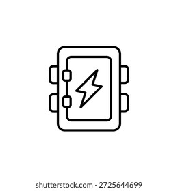 Símbolo de panel eléctrico Energía Seguridad Energía Energía Electricidad