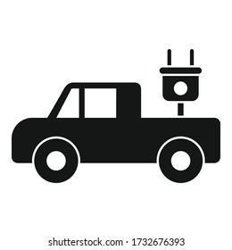 Electrical pick up icon. Simple illustration of electrical pick up vector icon for web design isolated on white background