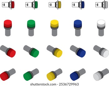 Electrical Pilot Lamp Dimension 29 mm